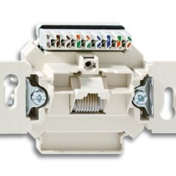 Механізм комп'ютерної розетки ABB  1xRJ45 cat. 5E, UTP