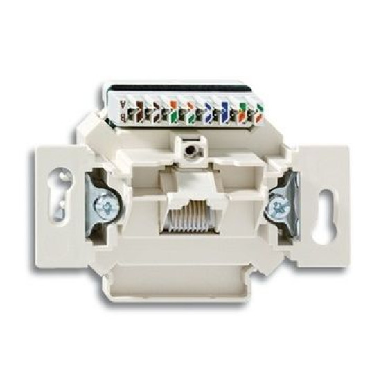 Механізм комп'ютерної розетки ABB  1xRJ45 cat. 5E, UTP