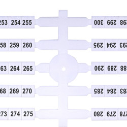Маркувальна табличка ETI EO3 251-300 200шт (3901782)