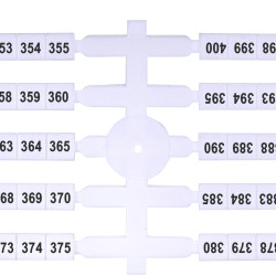 Маркувальна табличка ETI EO3 351-400 200шт (3901786)