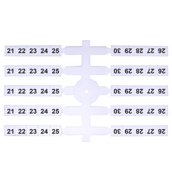 Маркувальна табличка ETI EO3 21-30 200шт (3901756)