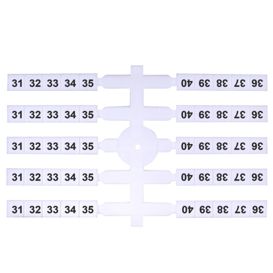 Маркувальна табличка ETI EO3 31-40 200шт (3901758)