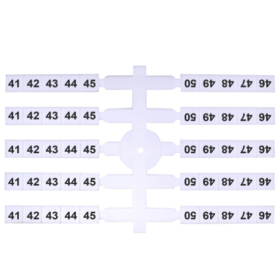 Маркувальна табличка ETI EO3 41-50 200шт (3901760)