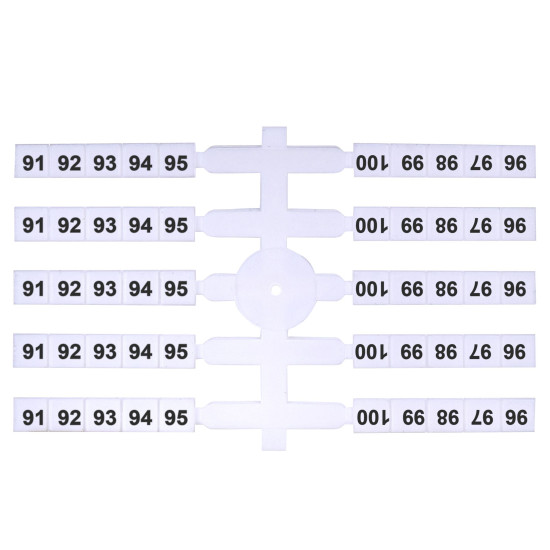Маркувальна табличка ETI EO3 91-100 200шт (3901770)