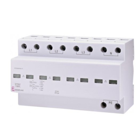 Обмежувач перенапруги ETITEC T WENT 320/25 4+0 8p TNC-S RC (2440375)