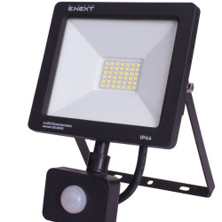 Світлодіодний прожектор E.Next e.LED.flood.stand.sensor.30.6000 30Вт 6000К з датчиком руху