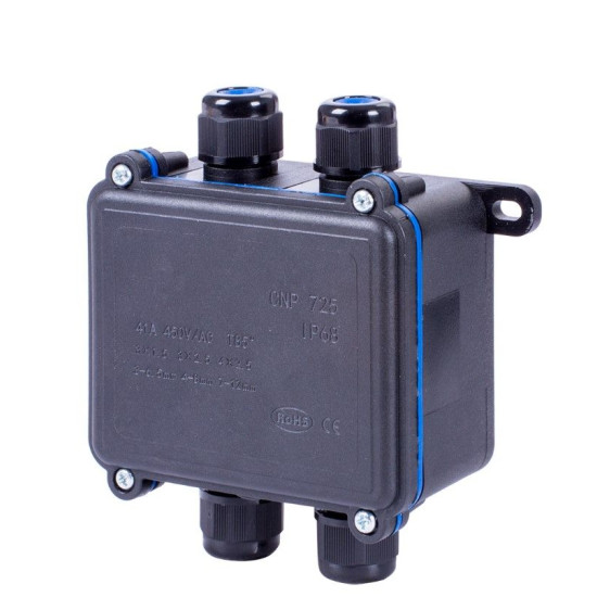 Розподільча коробка E.Next e.wdb.cnp723.4t.b з клемником 103х96х42 мм IP68 (s071002)