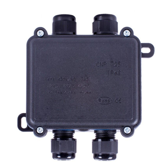 Розподільча коробка E.Next e.wdb.cnp723.4t.b з клемником 103х96х42 мм IP68 (s071002)