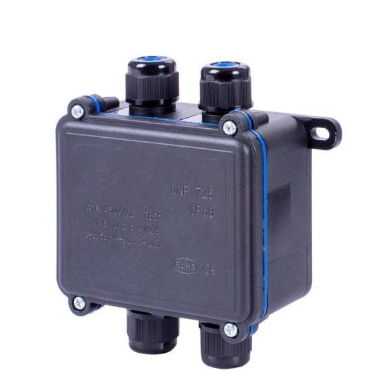 Розподільча коробка E.Next e.wdb.cnp725.4t.b з клемником 108х111х42 мм IP68 (s071004)