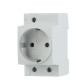 Розетка на DIN-рейку CNC TMS-5 L+N+PE 16A (Б00038795)