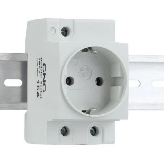 Розетка на DIN-рейку CNC TMS-5 L+N+PE 16A (Б00038795)