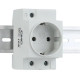 Розетка на DIN-рейку CNC TMS-5 L+N+PE 16A (Б00038795)