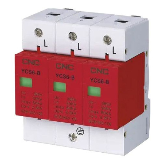Обмежувач імпульсної перенапруги CNC YCS6-В 3Р 385В (Б00043166)
