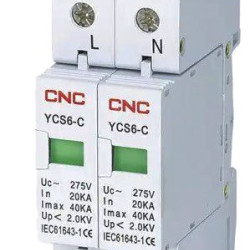Обмежувач імпульсної перенапруги CNC YCS6-С 2Р 1P+N 385В (Б00032570)