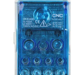 Розподільчий блок CNC FTUKK400 400А 49х95х49мм на DIN-рейку (Б00043070)