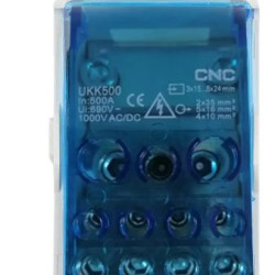 Розподільчий блок CNC FTUKK500 500А 49х95х49мм на DIN-рейку (Б00043071)