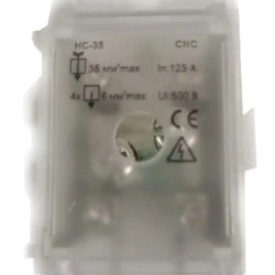 Кабельний розгалудужувач CNC HC-35 35/6 1х35мм2/4х6мм2 125A (Б00042149)
