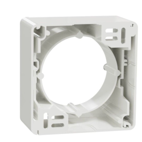 Установча коробка зовнішнього монтажу Schneider Electric Sedna Design біла SDD111901