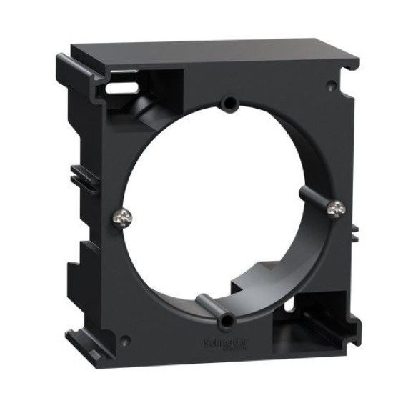 Підрозетник зовнішнього монтажу модульний Schneider Electric Sedna Design чорний SDD114902