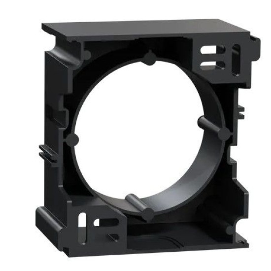 Підрозетник зовнішнього монтажу модульний Schneider Electric Sedna Design чорний SDD114902