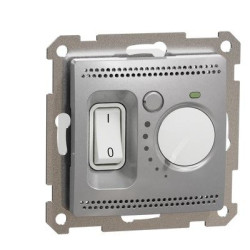 Термостат теплої підлоги Schneider Electric Sedna Design алюміній SDD113507