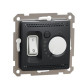 Термостат теплої підлоги Schneider Electric Sedna Design чорний SDD114507