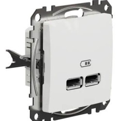 USB розетка Schneider Electric Sedna Design & Elements A+A 2,1A біла SDD111401