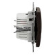 USB розетка Schneider Electric Sedna Design & Elements A+A 2,1A венге SDD181401