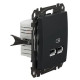 USB розетка Schneider Electric Sedna Design & Elements A+A 2,1A чорна SDD114401