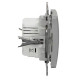 USB-розетка Schneider Electric Sedna Design & Elements A+C 2,4A алюміній SDD113402