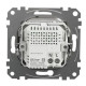 USB-розетка Schneider Electric Sedna Design & Elements A+C 2,4A алюміній SDD113402