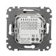 USB-розетка Schneider Electric Sedna Design & Elements А+С 2,4А венге SDD181402