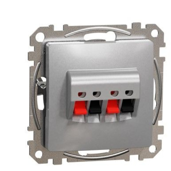 Аудіорозетка Schneider Electric Sedna Design & Elements алюміній SDD113411
