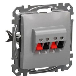 Аудіорозетка Schneider Electric Sedna Design & Elements алюміній SDD113411