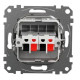 Аудіорозетка Schneider Electric Sedna Design & Elements алюміній SDD113411