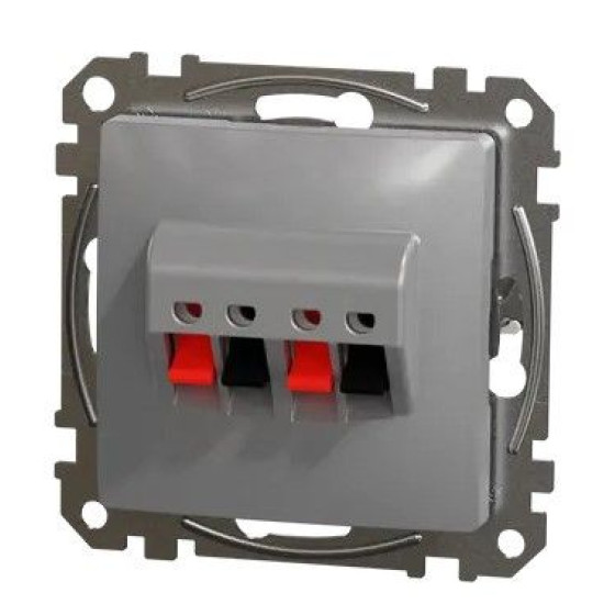 Аудіорозетка Schneider Electric Sedna Design & Elements алюміній SDD113411