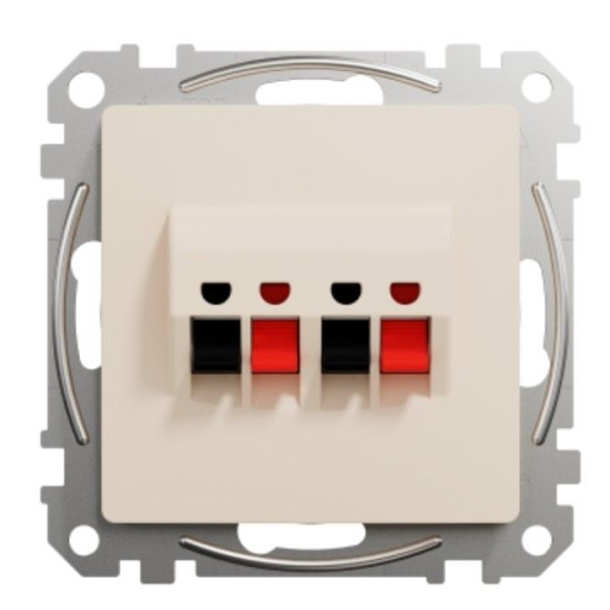 Аудіорозетка Schneider Electric Sedna Design & Elements бежева SDD112411