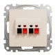 Аудіорозетка Schneider Electric Sedna Design & Elements бежева SDD112411