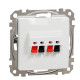 Аудіорозетка Schneider Electric Sedna Design & Elements біла SDD111411
