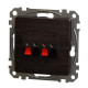 Аудіорозетка Schneider Electric Sedna Design & Elements венге SDD181411