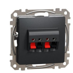Аудіорозетка Schneider Electric Sedna Design & Elements чорна SDD114411