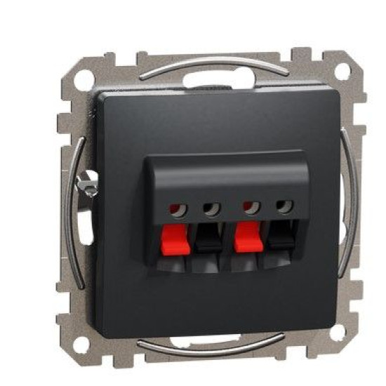 Аудіорозетка Schneider Electric Sedna Design & Elements чорна SDD114411