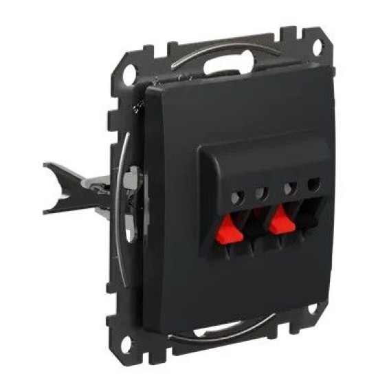 Аудіорозетка Schneider Electric Sedna Design & Elements чорна SDD114411