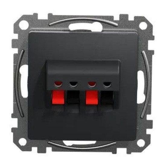 Аудіорозетка Schneider Electric Sedna Design & Elements чорна SDD114411