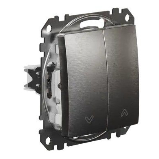 Вимикач для жалюзі Schneider Electric Sedna Design & Elements матовий алюміній SDD170104