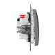 Вимикач для жалюзі Schneider Electric Sedna Design & Elements матовий алюміній SDD170104