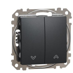 Вимикач для жалюзі Schneider Electric Sedna Design & Elements чорний SDD114104