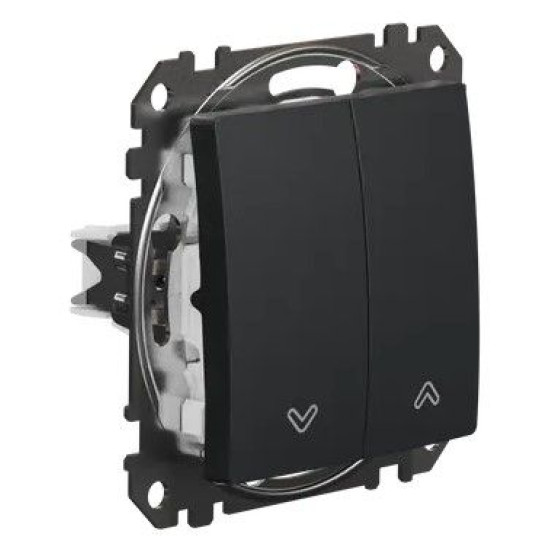 Вимикач для жалюзі Schneider Electric Sedna Design & Elements чорний SDD114104
