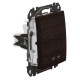Двоклавішний вимикач Schneider Electric Sedna Design & Elements з підсвіткою венге SDD181105L