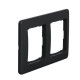 Двопостова рамка Schneider Electric Sedna Design чорна SDD314802